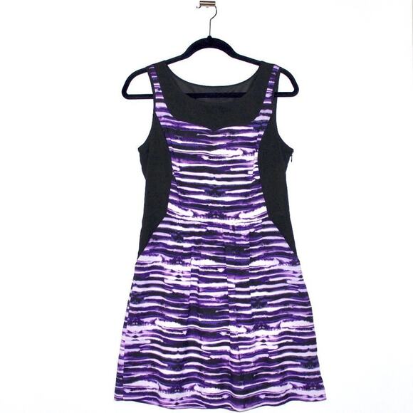 Kensie Purple Mini Dress with Pockets Size Medium - Picture 1 of 2